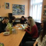Beseda se studenty z Univerzity Jana Amose Komenského Praha