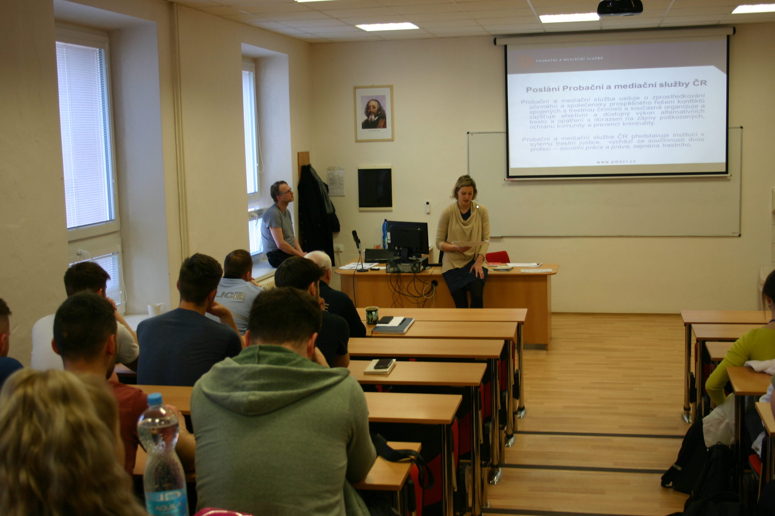 Návštěva policejní školy v Holešově