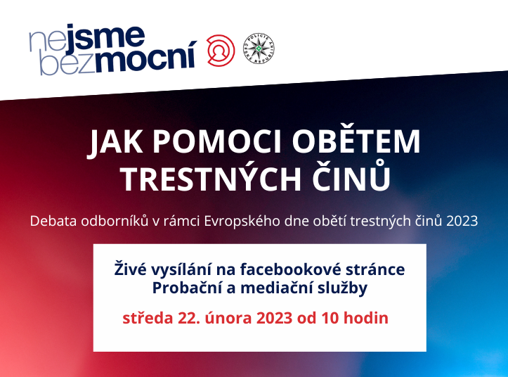 Evropský den obětí trestných činů 2023