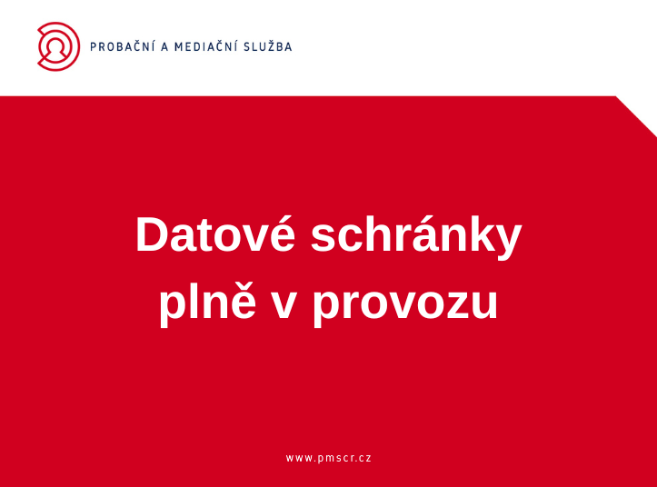 Datové schránky plně v provozu